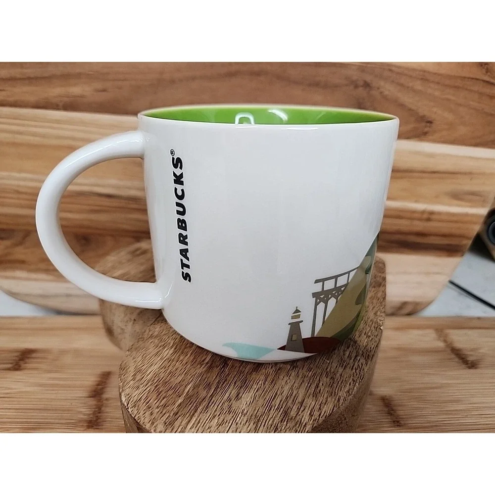 Starbucks Mug Michigan You Are Here Collection 14oz 2017 MINT